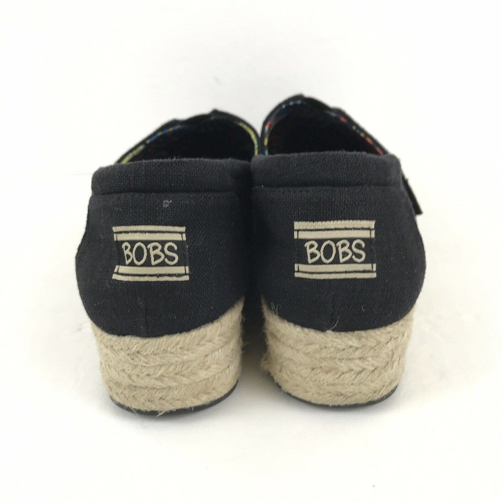Bobs From Sketchers Black Memory Foam Size 8.5 Es… - image 5